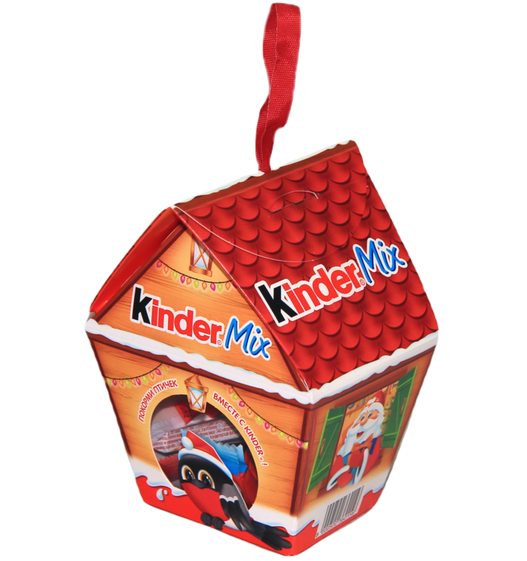 Киндер подарок на новый год. Набор подарочный kinder Mix кормушка для птиц 99г. Киндер микс кормушка 99,7гр. Kinder Mix домик кормушка для птиц 99.7. Киндер микс домик 199г.